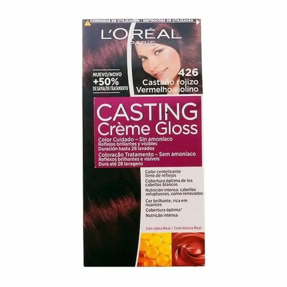 Teinture sans ammoniaque casting creme gloss l oreal make up chatain cuivre_2409. DIAYTAR COTE D'IVOIRE - L'Art de Choisir, l'Art de Se Distinquer. Naviguez à travers notre catalogue et choisissez des produits qui ajoutent une note d'élégance à votre style unique.