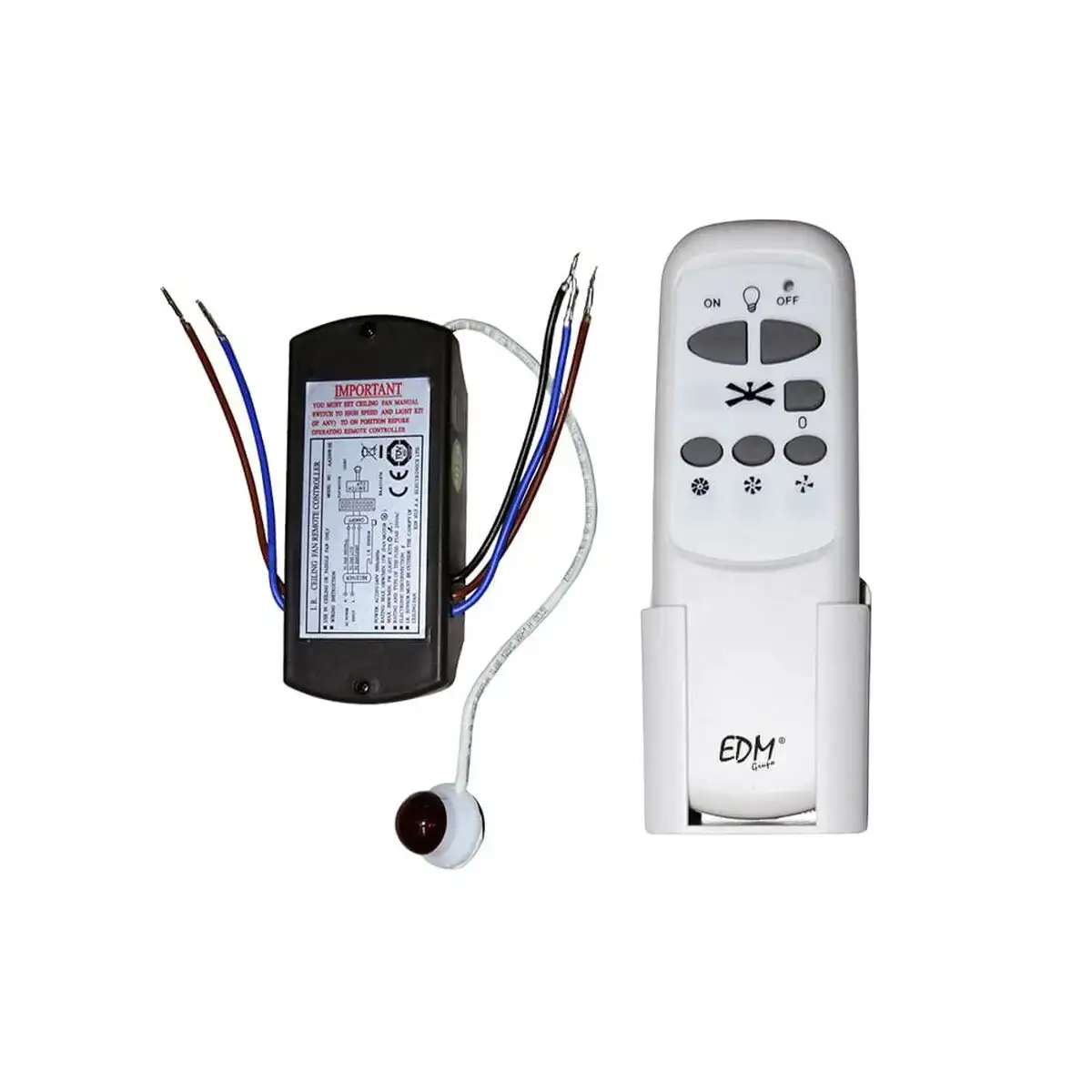 Telecommande universelle edm ventilateur de plafond blanc_5523. DIAYTAR COTE D'IVOIRE - Où l'Élégance Rencontré l'Accessibilité. Parcourez notre catalogue et trouvez des produits qui apportent une touche de sophistication à votre vie quotidienne sans compromettre votre budget.