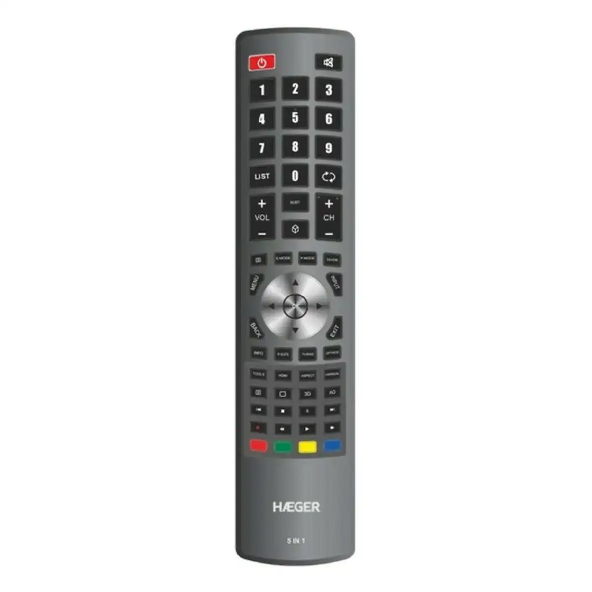 Telecommande universelle haeger 5 en 1_9504. DIAYTAR COTE D'IVOIRE - Votre Portail Vers l'Exclusivité. Explorez notre boutique en ligne pour découvrir des produits uniques et raffinés, conçus pour ceux qui recherchent l'excellence.