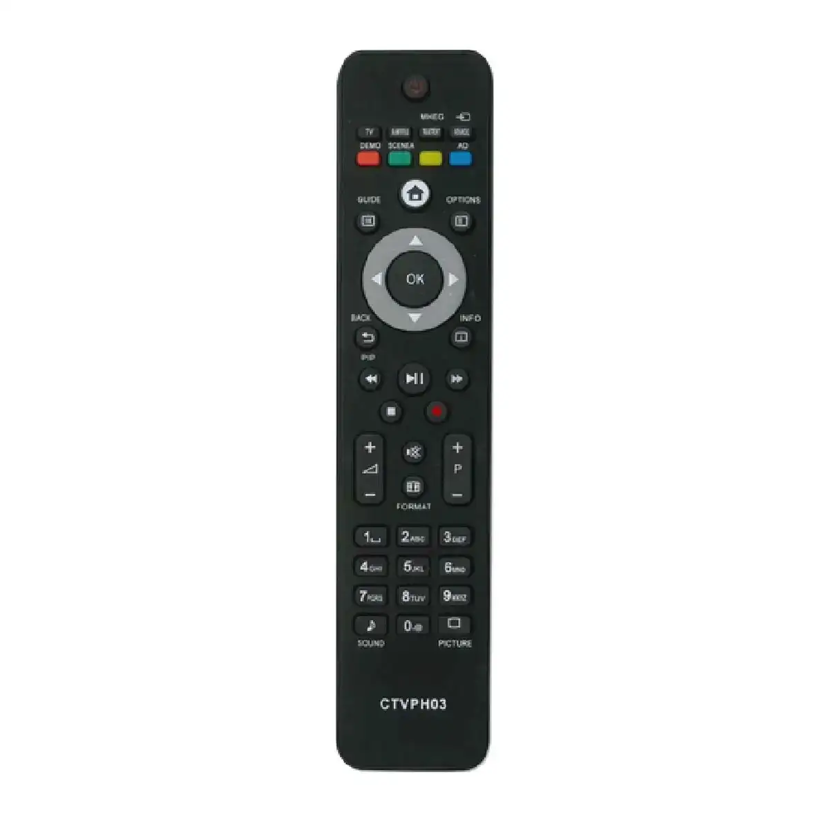 Telecommande universelle pour philips noir_9845. DIAYTAR COTE D'IVOIRE - Où l'Élégance Rencontré l'Accessibilité. Parcourez notre catalogue et trouvez des produits qui apportent une touche de sophistication à votre vie quotidienne sans compromettre votre budget.