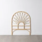 Tete de lit 100 x 3 x 125 cm naturel rotin_9405. DIAYTAR COTE D'IVOIRE - Là où Chaque Achat Contribue à un Rêve. Naviguez à travers notre boutique en ligne et soutenez des artisans talentueux tout en acquérant des trésors.