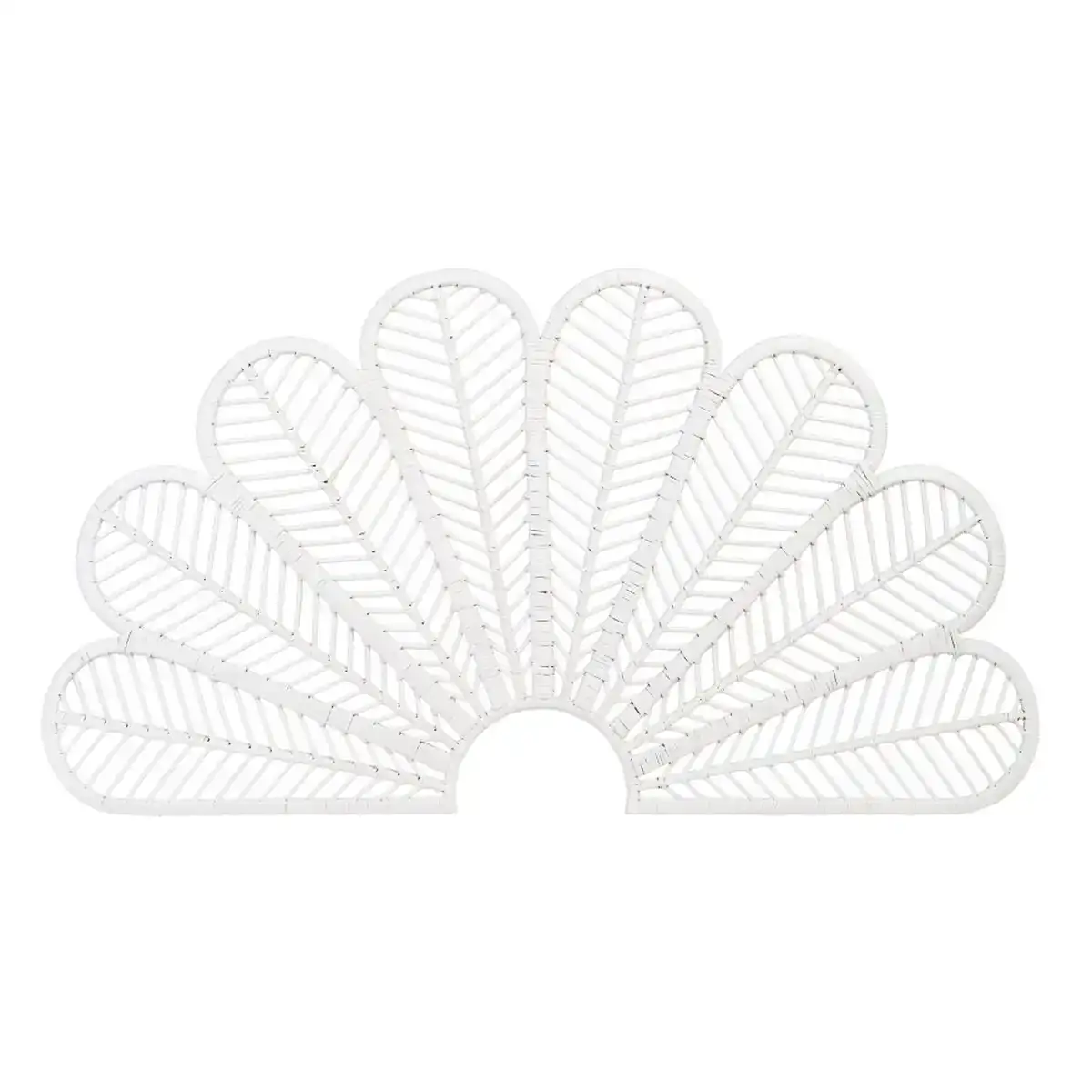 Tete de lit 160 x 3 x 87 cm blanc rotin_1138. DIAYTAR COTE D'IVOIRE - Là où Vos Rêves Prendent Forme. Plongez dans notre catalogue diversifié et trouvez des produits qui enrichiront votre quotidien, du pratique à l'exceptionnel.
