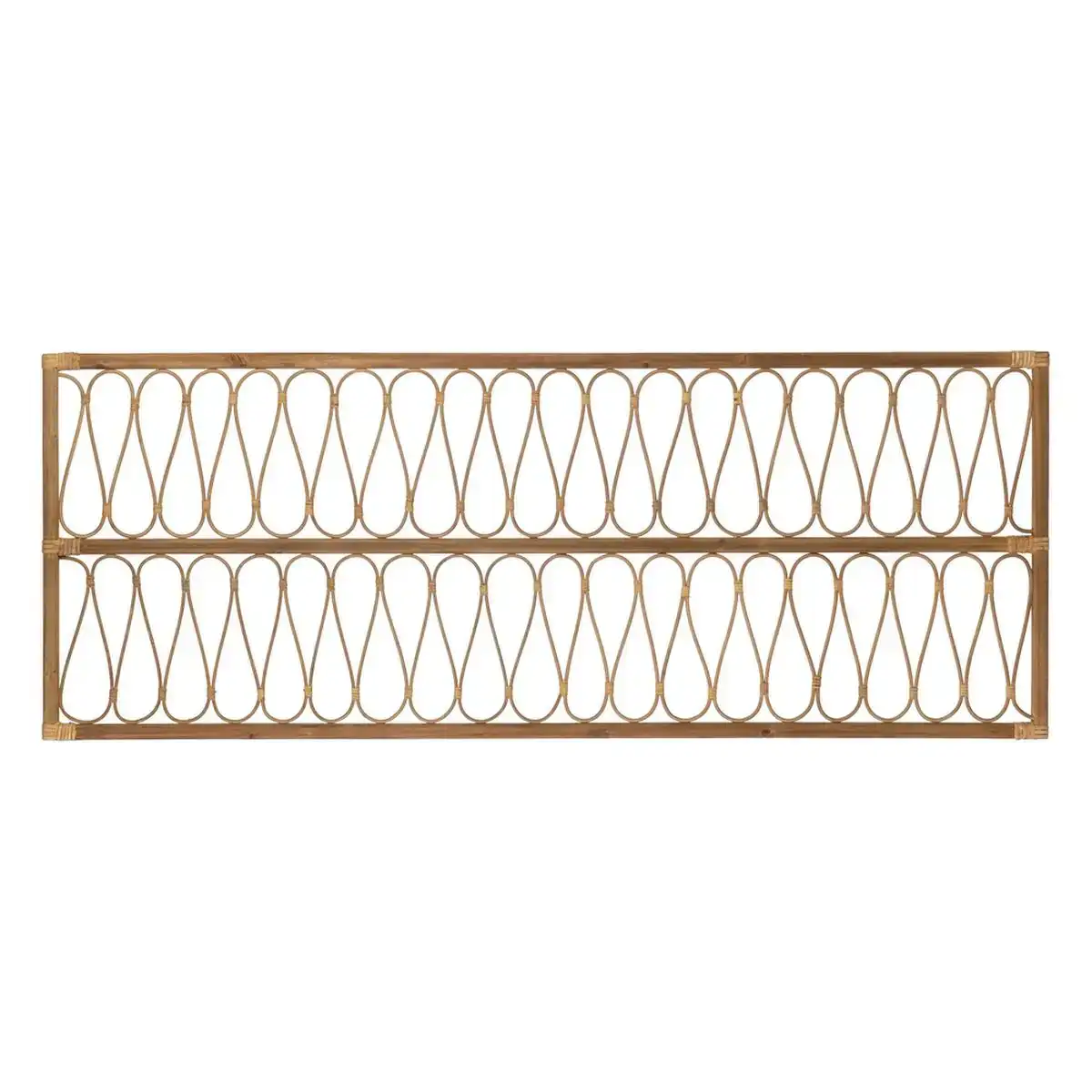 Tete de lit 160 x 60 cm naturel bois rotin_2500. Bienvenue chez DIAYTAR COTE D'IVOIRE - Où Choisir est une Invitation au Voyage. Explorez notre boutique en ligne et découvrez des produits qui vous transportent dans l'univers du Côte d'Ivoire.