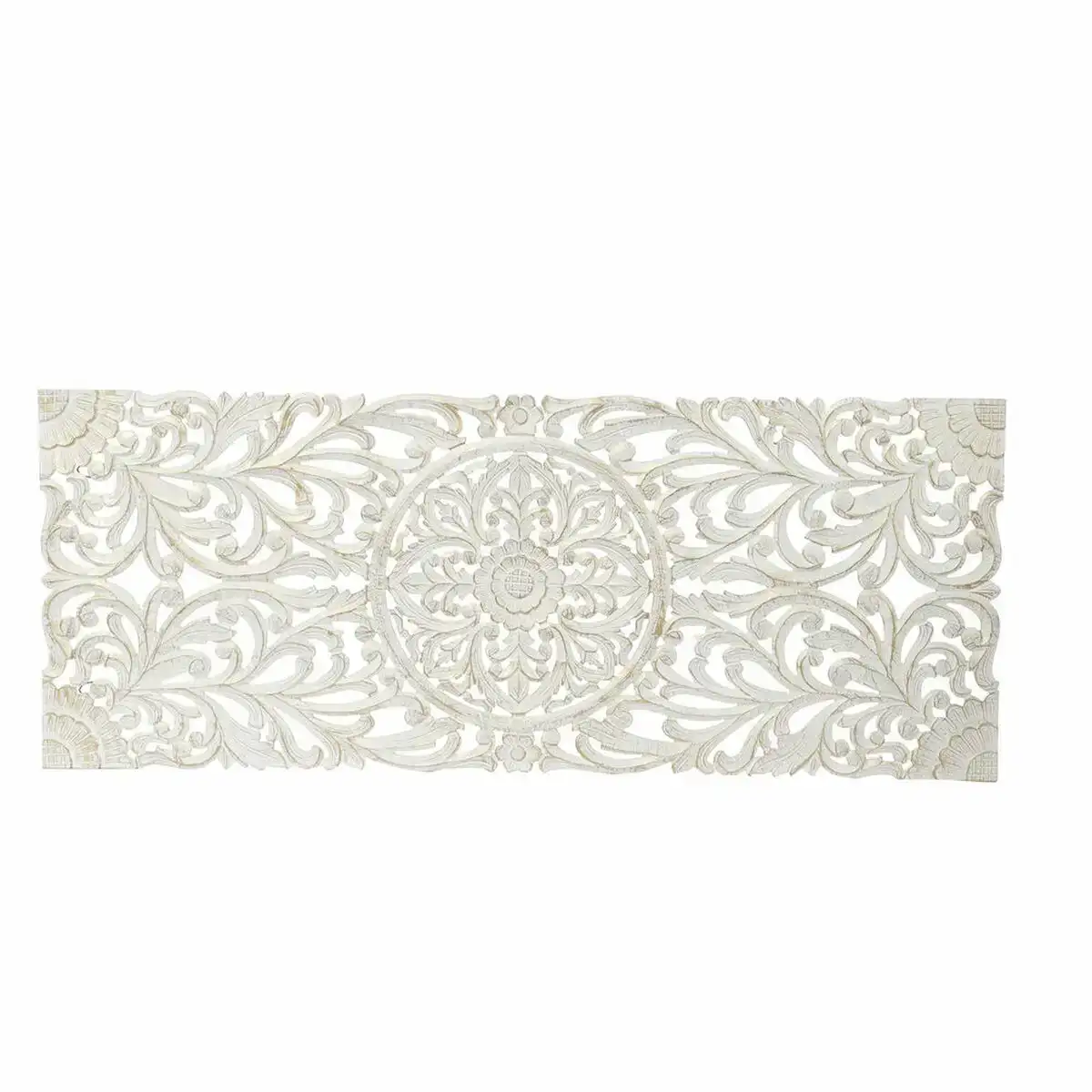 Tete de lit dkd home decor blanc dore bois bois mdf 151 x 2 x 60 cm_2733. Plongez dans l'Univers de DIAYTAR COTE D'IVOIRE - Où la Qualité et la Diversité se rencontrent. Parcourez nos rayons virtuels pour trouver des produits répondant à tous les besoins, du confort de votre foyer.