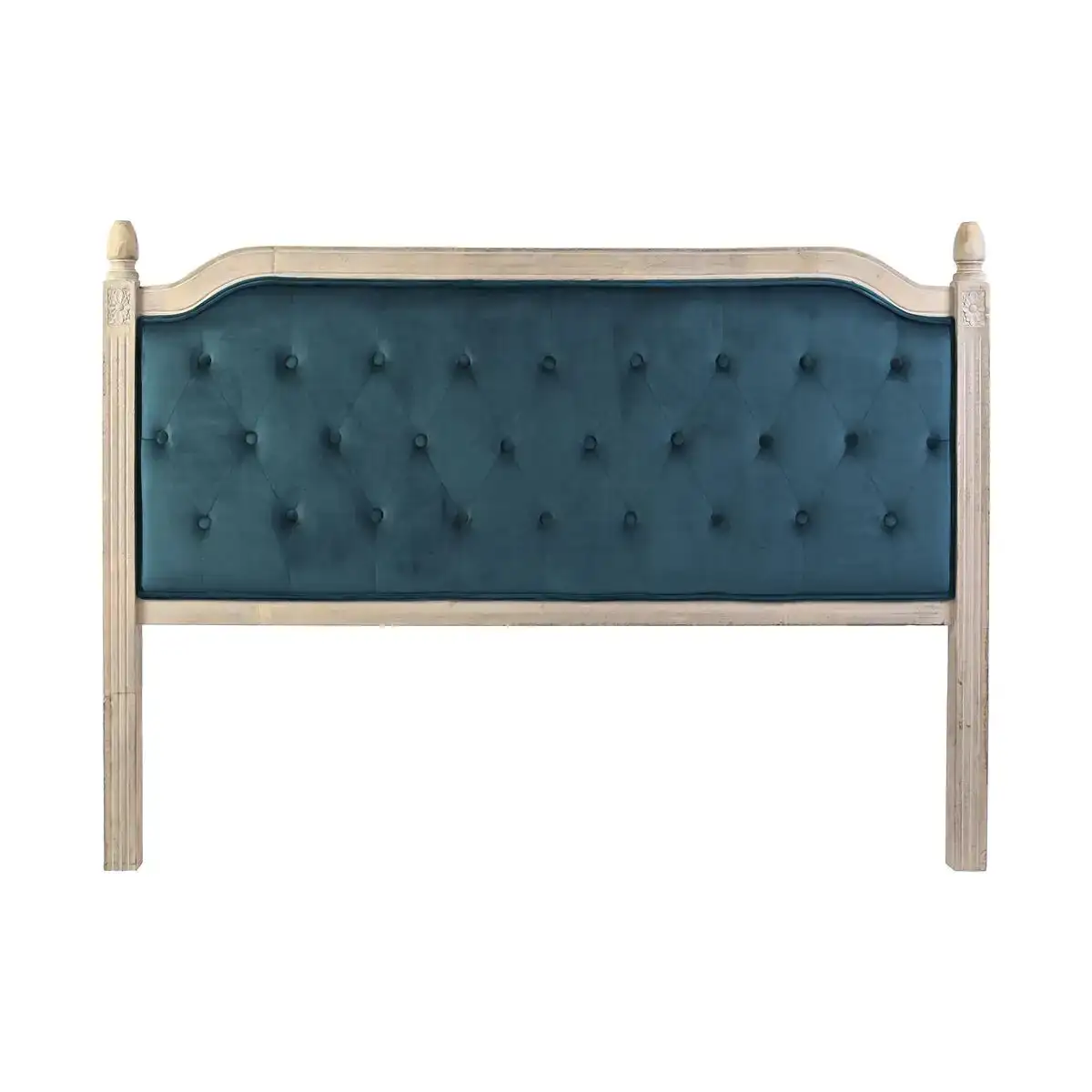Tete de lit dkd home decor turquoise bois bois d hevea 160 x 6 x 120 cm_2163. DIAYTAR COTE D'IVOIRE - Là où Chaque Produit Évoque une Émotion. Parcourez notre catalogue et choisissez des articles qui vous touchent et qui enrichissent votre expérience.