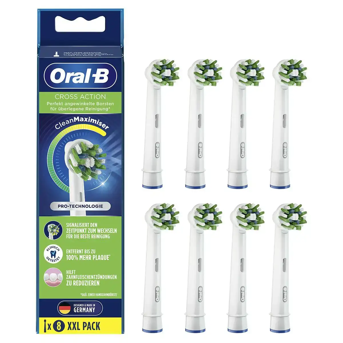 Tete de rechange oral b 8 unites_6694. DIAYTAR COTE D'IVOIRE - Où la Tradition Renouvelée Rencontre l'Innovation. Explorez notre gamme de produits qui fusionnent l'héritage culturel avec les besoins contemporains.