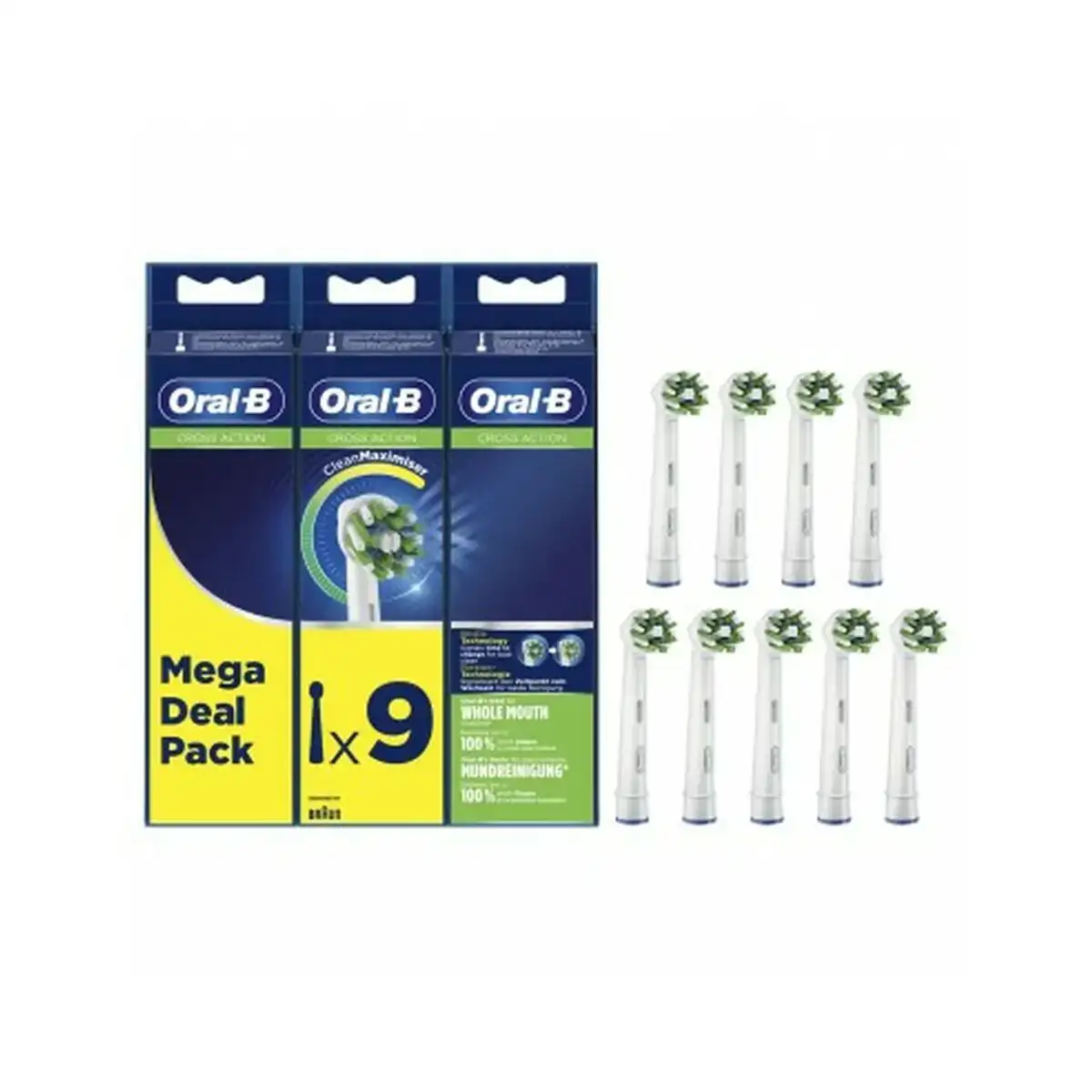Tete de rechange oral b eb 50 9ffs 9ud 9 pcs_7737. DIAYTAR COTE D'IVOIRE - Votre Destination pour un Shopping Inégalé. Naviguez à travers notre sélection minutieuse pour trouver des produits qui répondent à tous vos besoins.