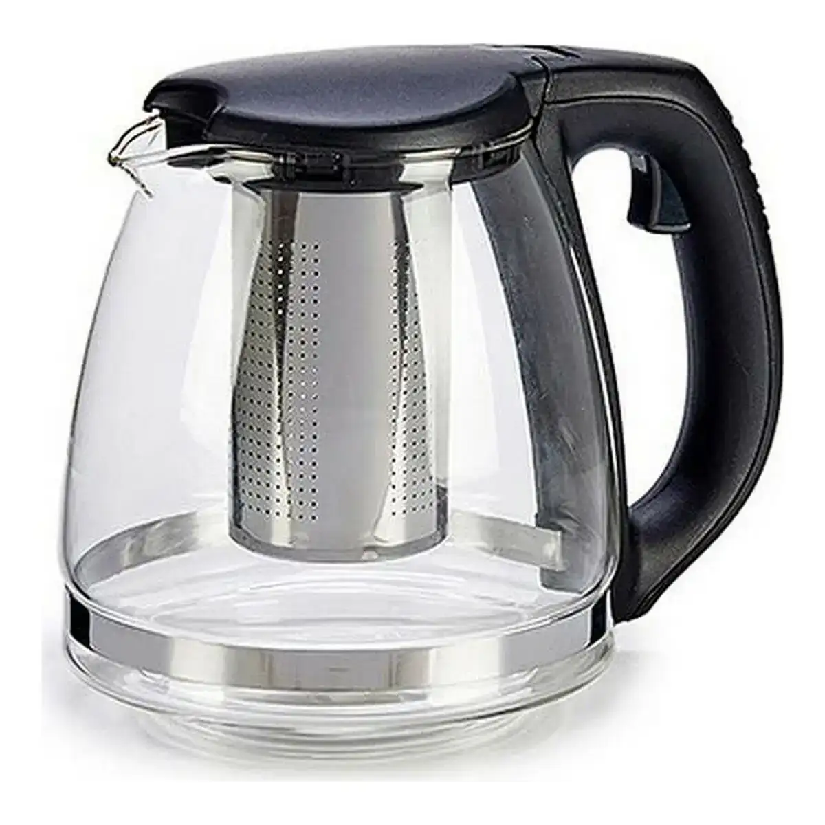 Theiere acier inoxydable plastique verre 1200 ml _7239. Bienvenue sur DIAYTAR COTE D'IVOIRE - Où l'Élégance Rencontrer la Tradition. Explorez notre gamme variée et trouvez des articles qui marient le chic moderne au charme ancestral.