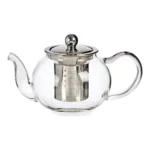 Theiere classic verre transparent acier 11 x 10 x 18 cm 500 ml _7232. DIAYTAR COTE D'IVOIRE - Là où Choisir est un Acte d'Amour pour la Culture Côte d'Ivoireaise. Explorez notre gamme et choisissez des produits qui célèbrent la richesse de notre patrimoine.
