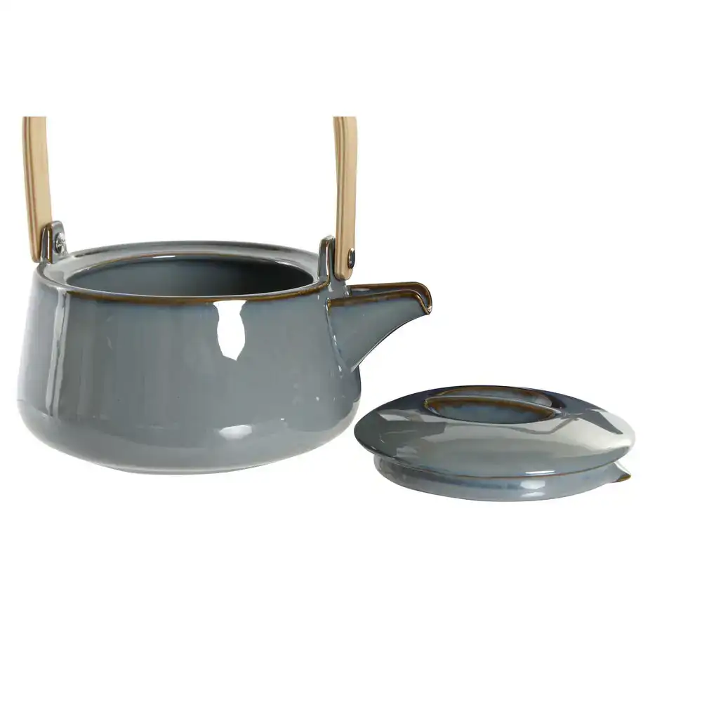 Theiere dkd home decor 21 x 17 x 10 cm porcelaine gris 1 l_9201. DIAYTAR COTE D'IVOIRE - L'Odyssée du Shopping à Votre Portée. Parcourez notre boutique en ligne et partez à la découverte d'articles qui rendront chaque jour spécial.