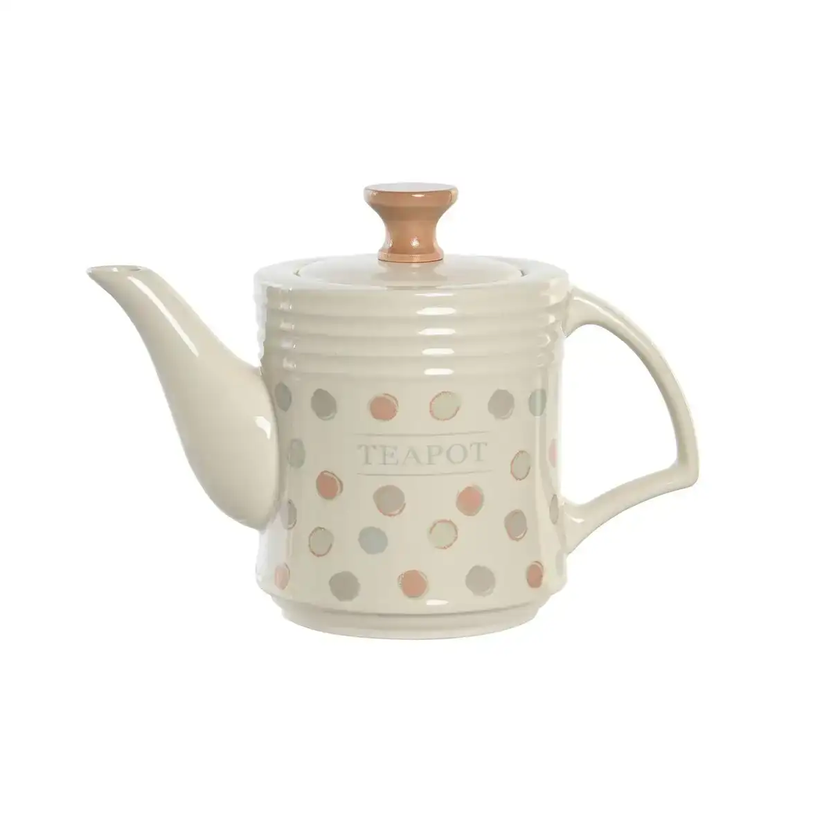 Theiere dkd home decor beige gres 1 l_8616. DIAYTAR COTE D'IVOIRE - Votre Passage vers l'Élégance Abordable. Explorez notre collection où chaque produit est choisi pour sa qualité et son accessibilité, incarnant ainsi l'essence du Côte d'Ivoire.