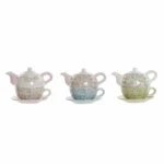 Theiere dkd home decor bleu vert rose metal dolomite 750 ml 3 unites _3793. DIAYTAR COTE D'IVOIRE - Votre Source d'Inspiration Shopping. Parcourez nos rayons et trouvez des articles qui vous inspirent, que ce soit pour votre style, votre maison ou votre vie quotidienne.