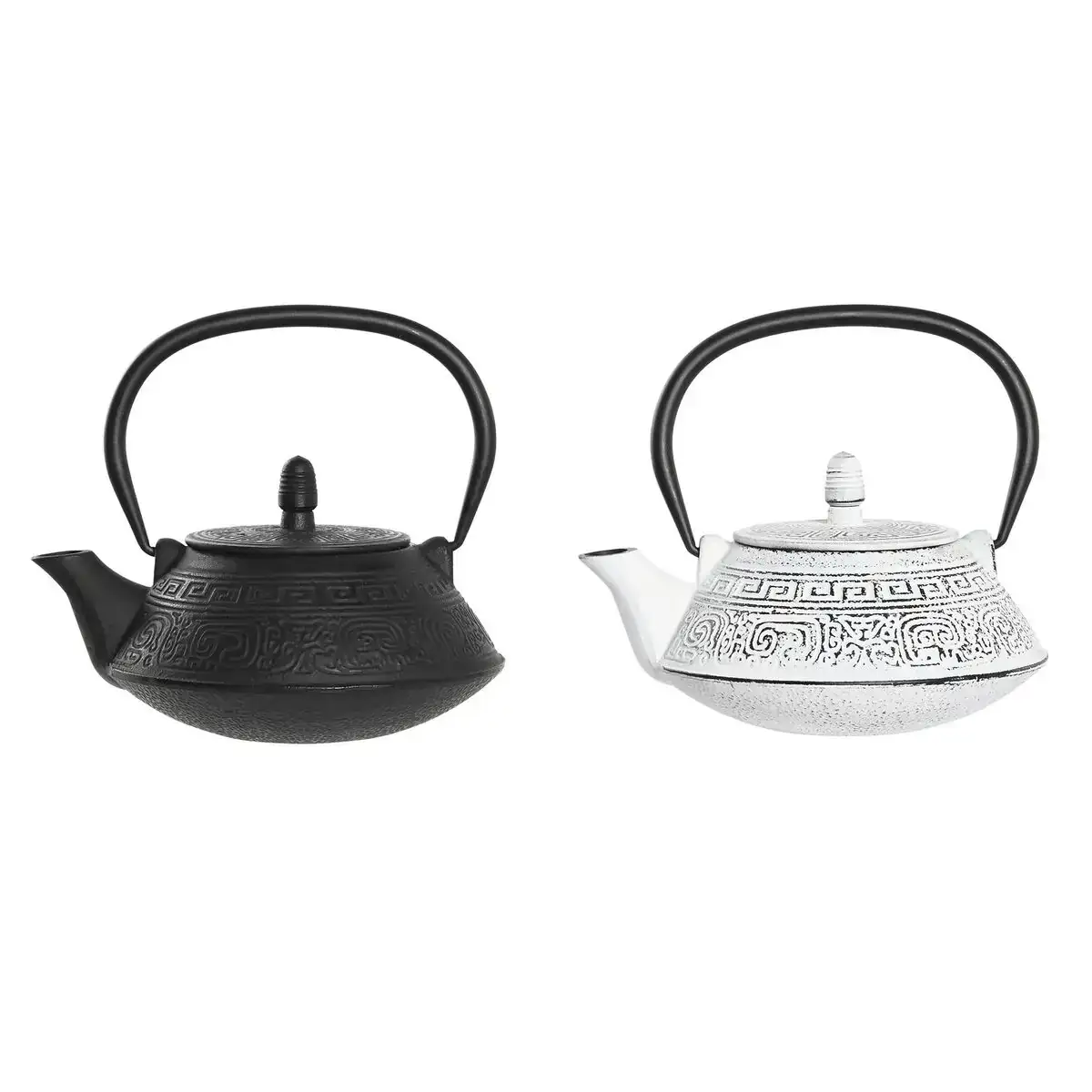 Theiere dkd home decor noir acier inoxydable blanc 2 unites _7072. DIAYTAR COTE D'IVOIRE - Là où Chaque Achat a du Sens. Explorez notre gamme et choisissez des produits qui racontent une histoire, votre histoire.