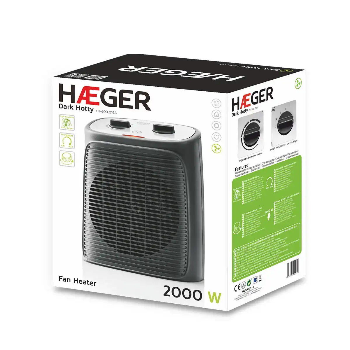 Thermo ventilateur portable haeger hotty 2000 w_2805. DIAYTAR COTE D'IVOIRE - Là où la Diversité Rencontre la Qualité. Parcourez notre gamme complète et trouvez des produits qui incarnent la richesse et l'unicité du Côte d'Ivoire.