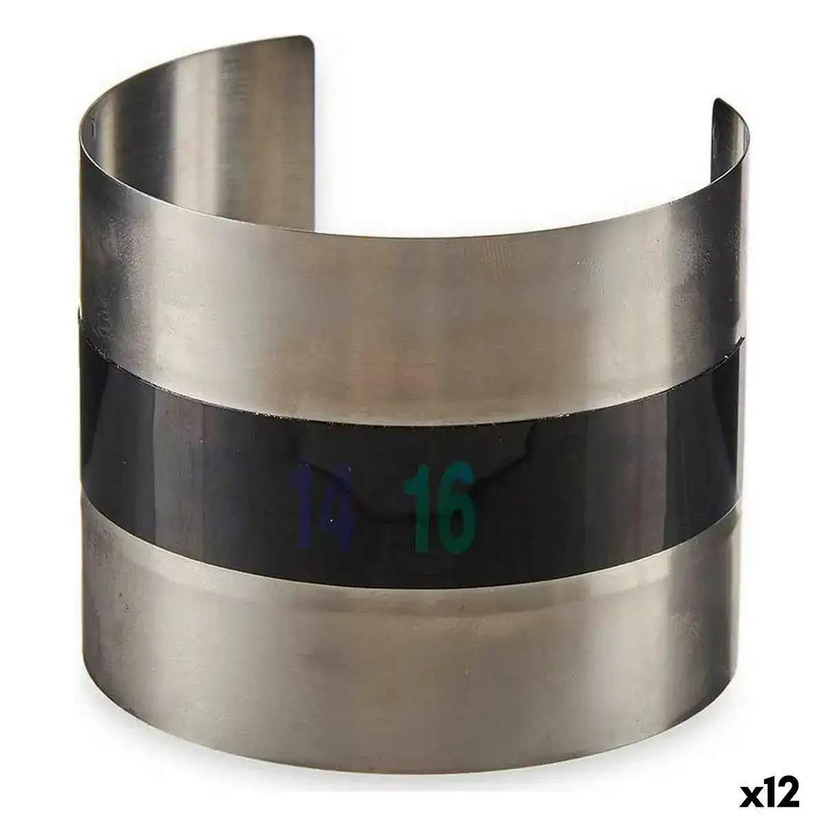 Thermometre a vin argente noir acier inoxydable 12 unites _7549. DIAYTAR COTE D'IVOIRE - Votre Passage vers le Chic et l'Élégance. Naviguez à travers notre boutique en ligne pour trouver des produits qui ajoutent une touche sophistiquée à votre style.