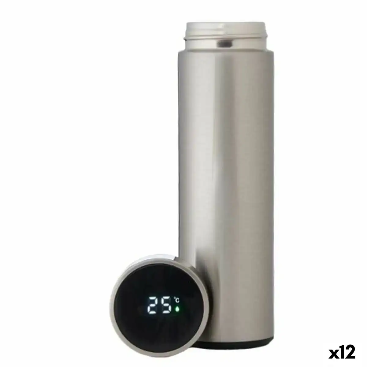 Thermos de voyage ecran led argente silicone acier inoxydable plastique 400 ml 12 unites _2128. Bienvenue sur DIAYTAR COTE D'IVOIRE - Votre Évasion Shopping Personnalisée. Parcourez notre collection unique et trouvez des articles qui reflètent votre style et votre individualité.