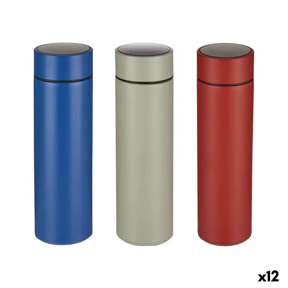 Thermos ecran led acier inoxydable silicone plastique 400 ml 12 unites _9214. Bienvenue chez DIAYTAR COTE D'IVOIRE - Où le Shopping Rime avec Diversité. Plongez dans notre univers de produits et découvrez des trésors qui représentent la richesse culturelle du Côte d'Ivoire.