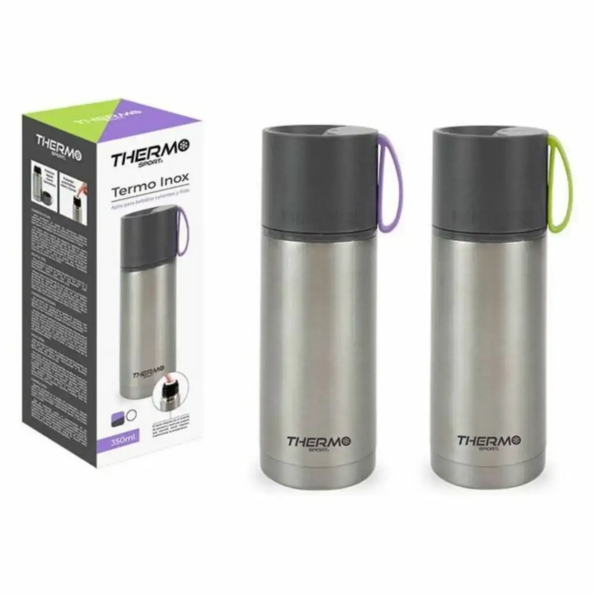 Thermos thermosport acier inoxydable 350 ml _2015. DIAYTAR COTE D'IVOIRE - Votre Destination pour un Shopping Unique. Parcourez notre catalogue et trouvez des articles qui expriment votre singularité et votre style.