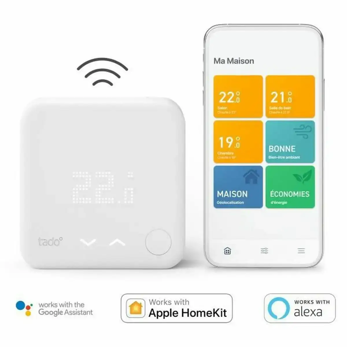 Thermostat tado v3p sk wts01wrb01ib01 tc eu blanc_9837. Votre Destination de Choix: DIAYTAR COTE D'IVOIRE - Où l'Authenticité Rencontre la Commodité. Faites l'expérience de magasiner en ligne pour des articles qui incarnent la richesse culturelle et la modernité du Côte d'Ivoire.