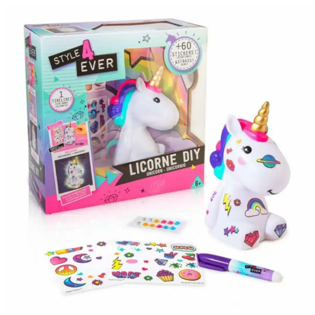 Tirelire diy unicorn canal toys ofg 106_5165. DIAYTAR COTE D'IVOIRE - Où Votre Shopping Prend Vie. Explorez notre boutique en ligne pour trouver des articles qui vous ressemblent et qui ajoutent de l'éclat à votre quotidien.