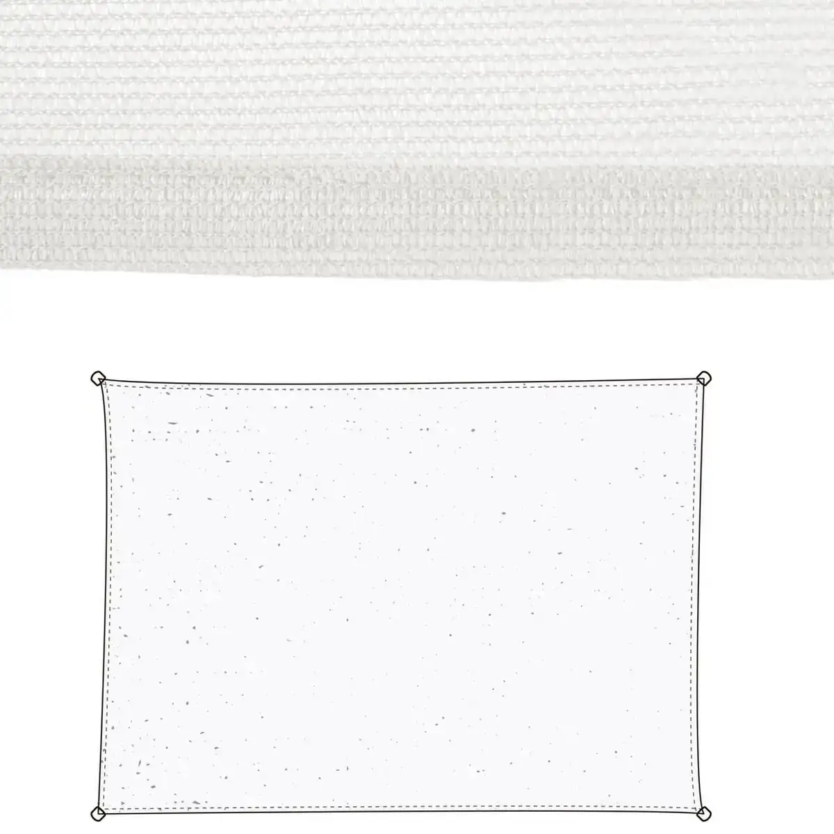 Tissu 3 x 4 m auvent 300 x 400 x 0 5 cm polyethylene blanc_4663. DIAYTAR COTE D'IVOIRE - Où l'Élégance Rencontre l'Authenticité. Naviguez à travers notre boutique en ligne et choisissez des produits qui incarnent le style et la tradition du Côte d'Ivoire.