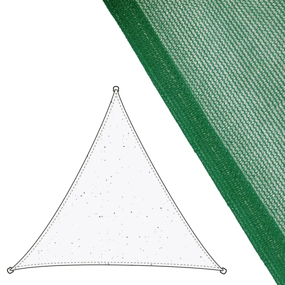 Tissu auvent 3 5 x 3 5 m 350 x 350 x 0 5 cm polyethylene vert_7257. DIAYTAR COTE D'IVOIRE - Là où Chaque Achat a du Sens. Explorez notre gamme et choisissez des produits qui racontent une histoire, du traditionnel au contemporain.