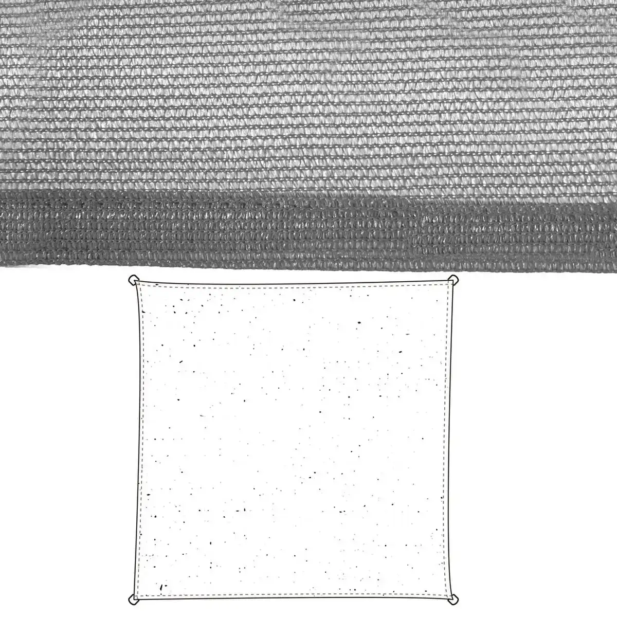 Tissu auvent 5 x 5 m 500 x 500 x 0 5 cm gris polyethylene_5044. DIAYTAR COTE D'IVOIRE - Là où la Qualité est Non Négociable. Parcourez notre boutique en ligne pour découvrir des produits qui incarnent le raffinement et l'excellence du Côte d'Ivoire.