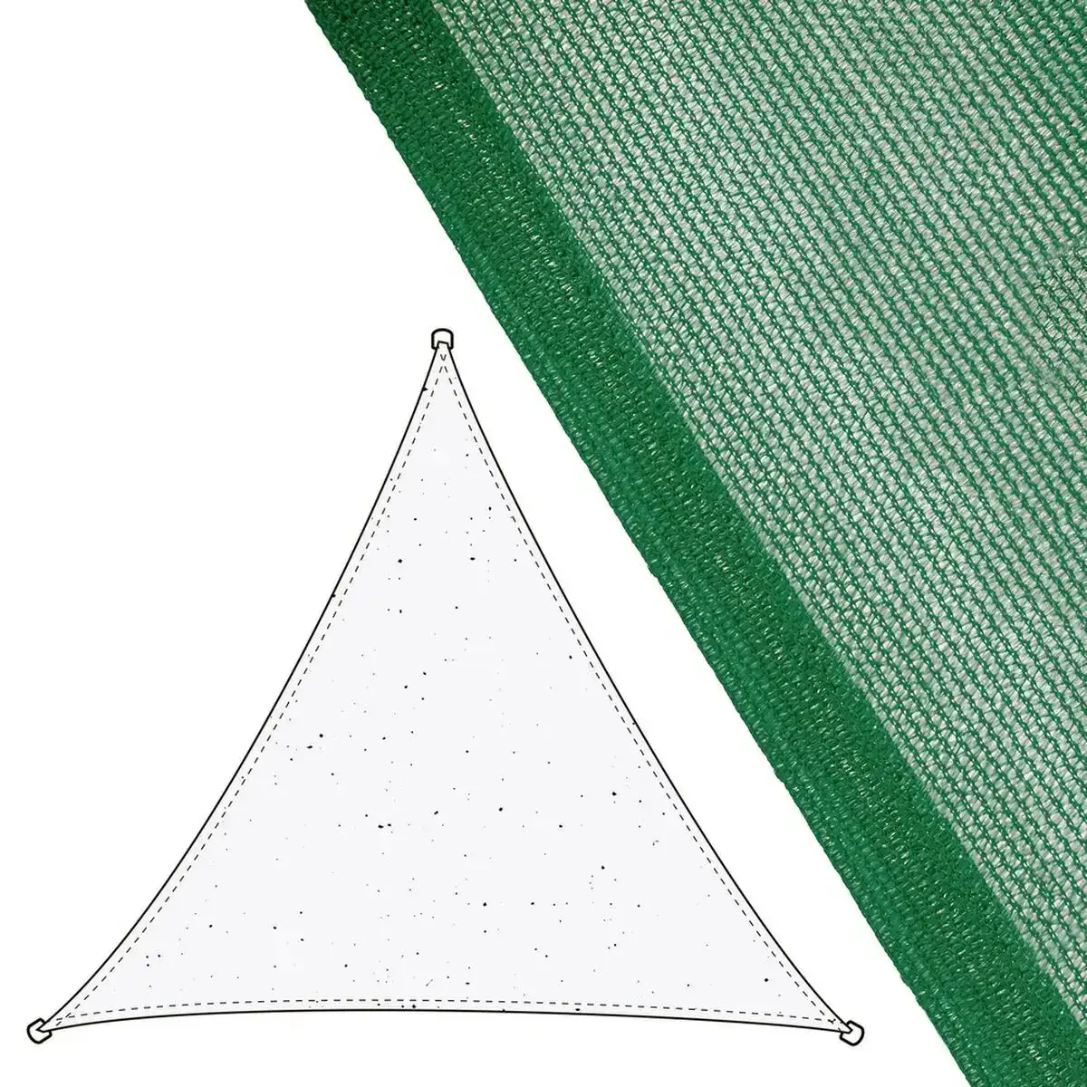 Tissu auvent 500 x 500 x 0 5 cm polyethylene vert_8709. DIAYTAR COTE D'IVOIRE - Là où Choisir est un Acte d'Amour pour la Culture Côte d'Ivoireaise. Explorez notre gamme et choisissez des produits qui célèbrent la richesse de notre patrimoine.