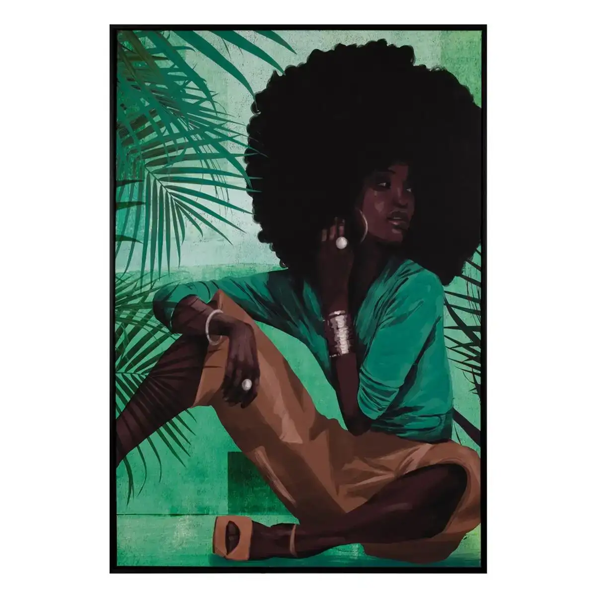 Toile 83 x 123 cm africaine_1029. DIAYTAR COTE D'IVOIRE - L'Art de Magasiner sans Frontières. Parcourez notre vaste sélection d'articles et trouvez tout ce dont vous avez besoin, du chic à l'authentique, du moderne au traditionnel.