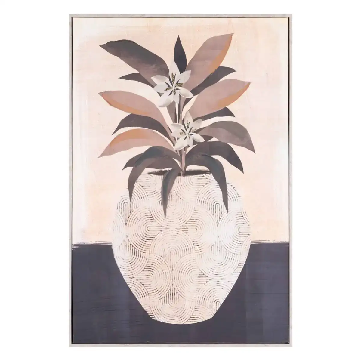 Toile 83 x 123 cm vase_9761. Bienvenue chez DIAYTAR COTE D'IVOIRE - Où Chaque Objet a sa Propre Histoire. Découvrez notre sélection soigneusement choisie et choisissez des produits qui racontent le patrimoine sénégalais.