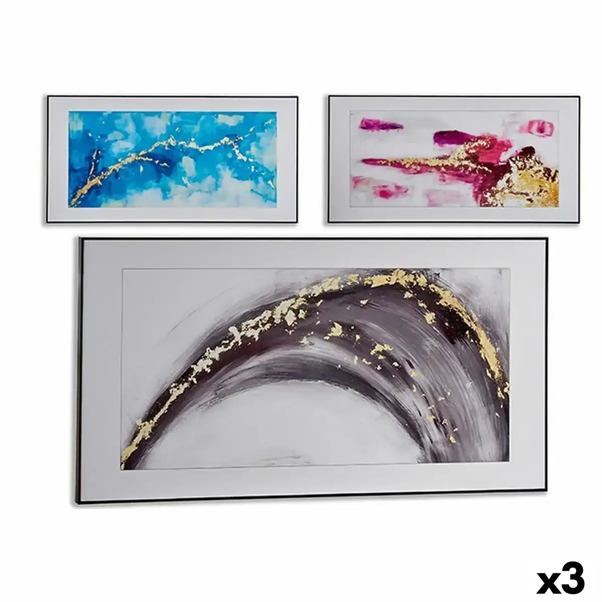 Toile abstrait 61 5 x 3 x 121 cm 3 unites _3575. Entrez dans l'Univers de DIAYTAR COTE D'IVOIRE - Où Chaque Produit a sa Place. Explorez nos rayons virtuels et choisissez des articles qui s'intègrent parfaitement à votre style de vie.