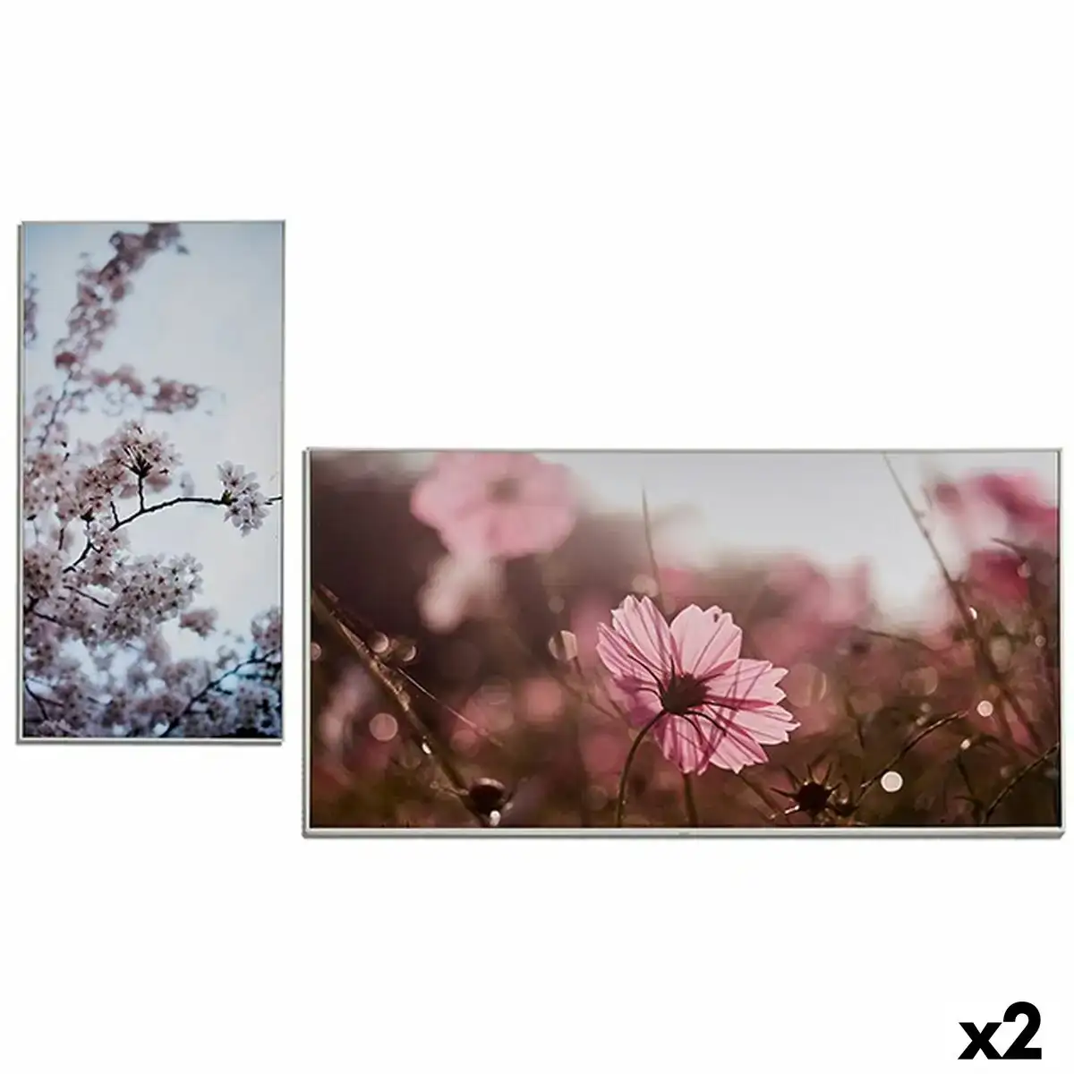 Toile fleurs 61 5 x 3 x 121 5 cm 2 unites _5769. DIAYTAR COTE D'IVOIRE - Votre Passage vers l'Exceptionnel. Explorez notre boutique en ligne, où chaque produit est choisi avec soin pour offrir une expérience de shopping inoubliable.