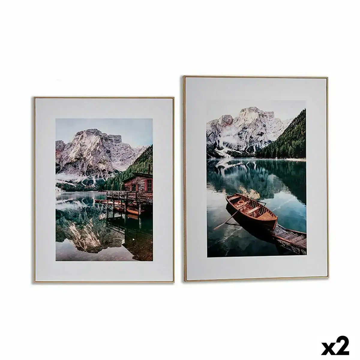 Toile paysage 61 3 x 81 5 x 3 cm 2 unites _9754. Bienvenue chez DIAYTAR COTE D'IVOIRE - Où l'Authenticité Rencontre l'Accessibilité. Explorez notre sélection abordable et découvrez des articles qui incarnent l'essence du Côte d'Ivoire.