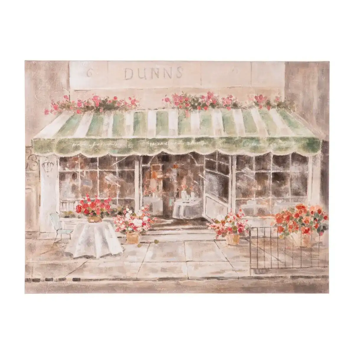 Toile restaurant ville 120 x 3 x 90 cm_9237. DIAYTAR COTE D'IVOIRE - Votre Pass vers la Découverte. Explorez notre boutique en ligne et plongez dans un voyage à travers des produits authentiques et contemporains, tous réunis sous un même toit.