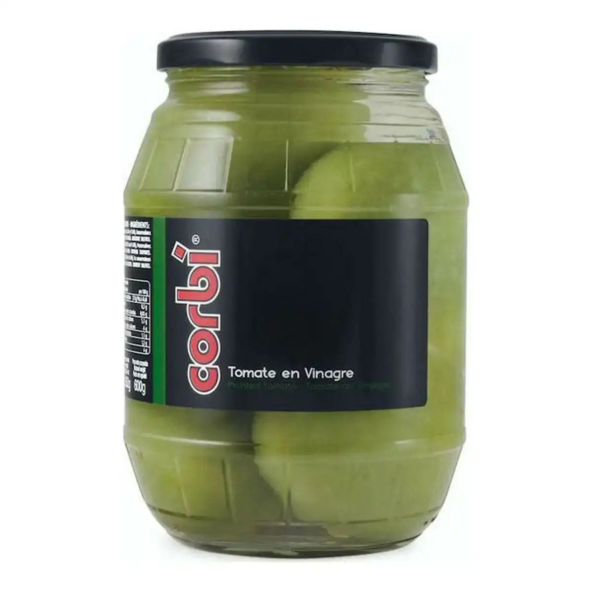Tomates vertes corbi dans le vinaigre 980 ml _2236. DIAYTAR COTE D'IVOIRE - L'Art de Trouver ce que Vous Aimez. Plongez dans notre assortiment varié et choisissez parmi des produits qui reflètent votre style et répondent à vos besoins.