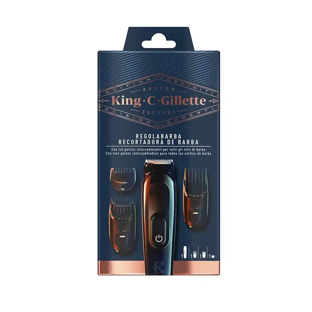 Tondeuse pour barbe king c gillette noir 4 pcs _2907. Bienvenue chez DIAYTAR COTE D'IVOIRE - Où l'Authenticité Rencontre l'Accessibilité. Explorez notre sélection abordable et découvrez des articles qui incarnent l'essence du Côte d'Ivoire.