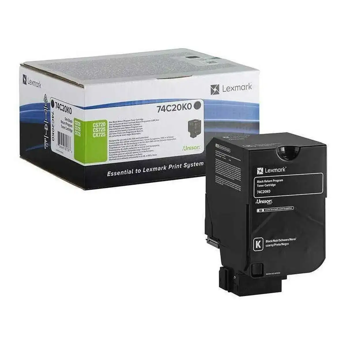 Toner lexmark 74c20k0 noir_6279. DIAYTAR COTE D'IVOIRE - Votre Passage vers le Raffinement. Plongez dans notre univers de produits exquis et choisissez des articles qui ajoutent une touche de sophistication à votre vie.