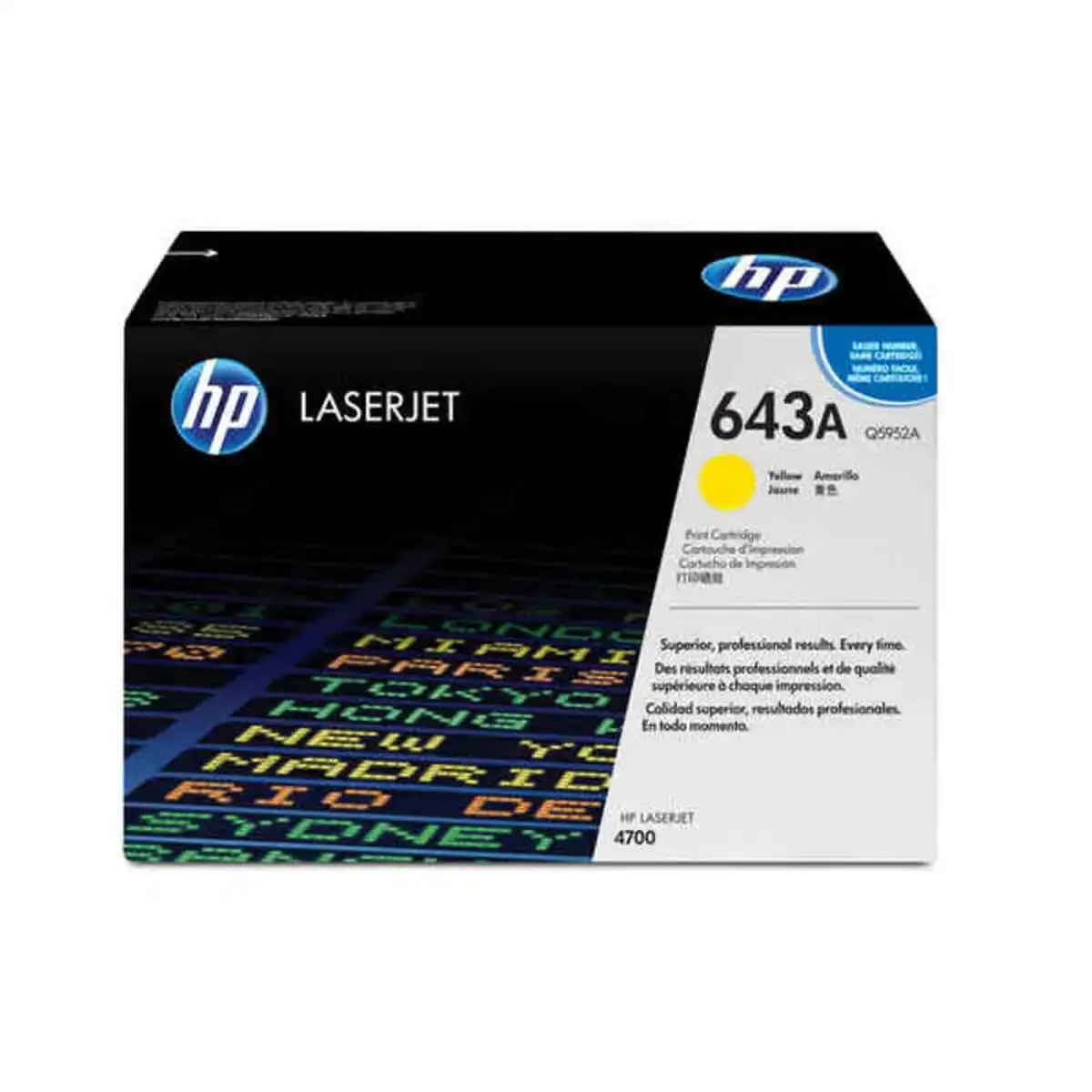 Toner original hp 643a jaune_6482. DIAYTAR COTE D'IVOIRE - Là où Vos Rêves Prendent Forme. Plongez dans notre catalogue diversifié et trouvez des produits qui enrichiront votre quotidien, du pratique à l'exceptionnel.