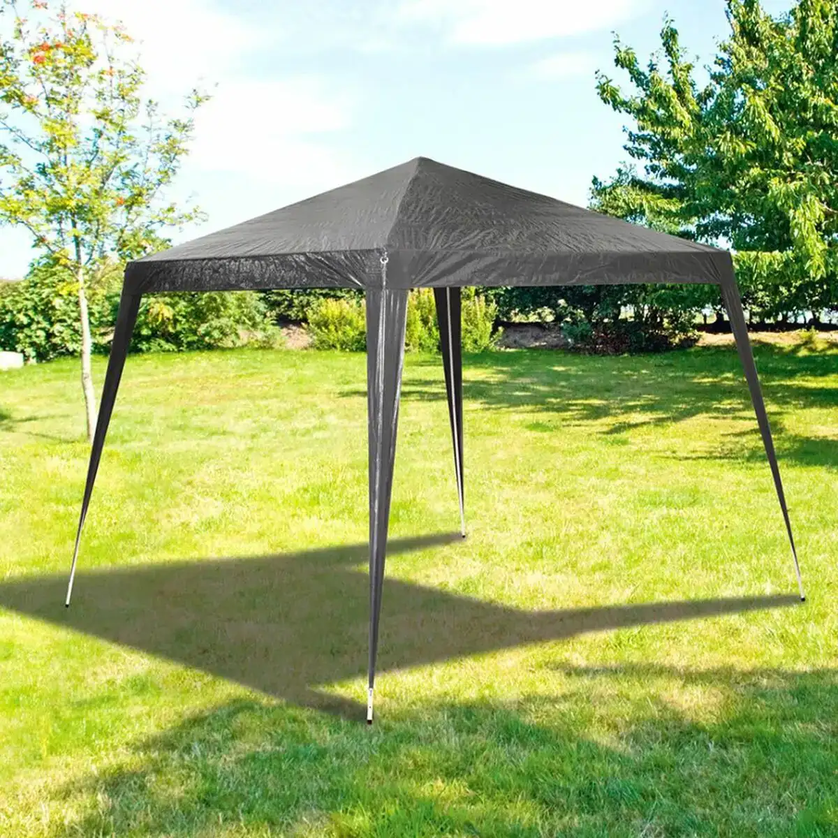 Tonnelle lifetime impermeable polyethylene anthracite pvc 300 x 300 x 250 cm_1914. DIAYTAR COTE D'IVOIRE - L'Art de Vivre avec Authenticité. Explorez notre gamme de produits artisanaux et découvrez des articles qui apportent une touche unique à votre vie.