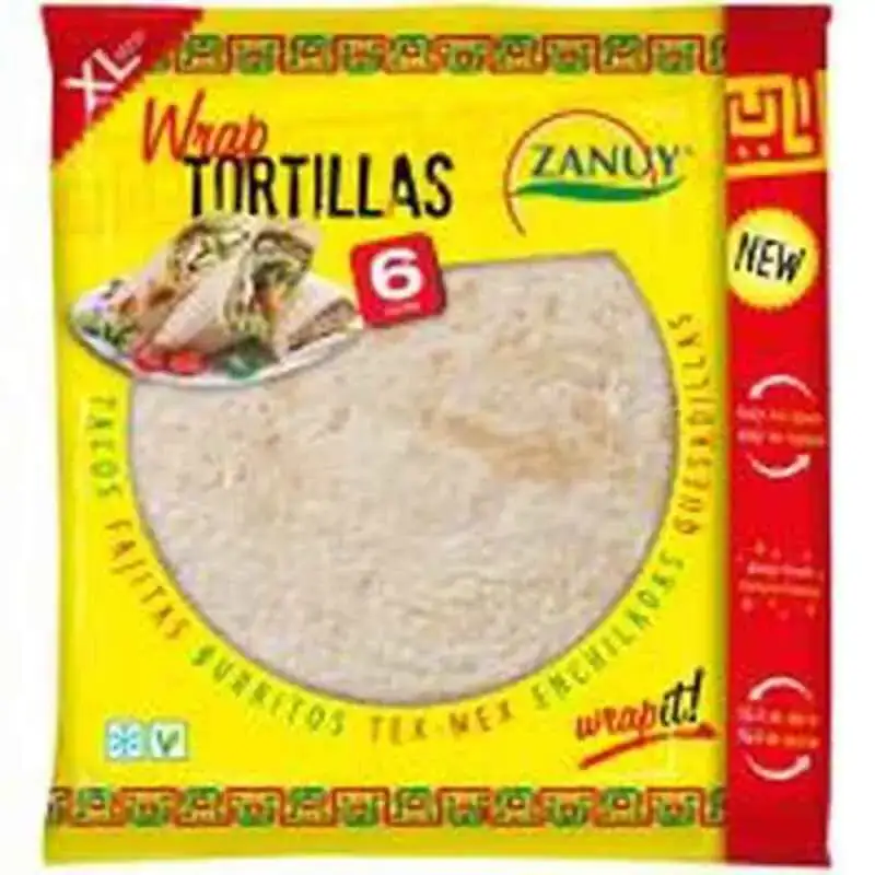 Tortillas de ble xl zanuy grand 375 g _9424. DIAYTAR COTE D'IVOIRE - Où Choisir est un Voyage Cultuel. Explorez notre boutique en ligne et découvrez des produits qui célèbrent la richesse et la diversité culturelle du Côte d'Ivoire.
