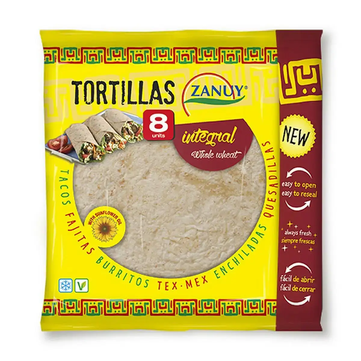 Tortillas de ble zanuy integrale_6270. DIAYTAR COTE D'IVOIRE - L'Univers de l'Élégance Accessible. Plongez dans notre catalogue et choisissez des produits qui allient sophistication et accessibilité pour un shopping exquis.