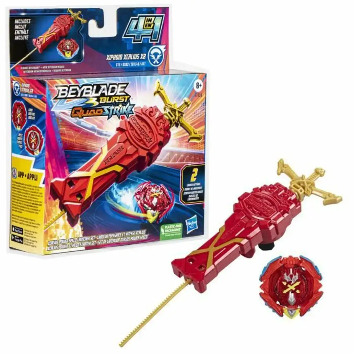 Toupie hasbro xcalius power speed launcher pack beyblade_4878. Découvrez DIAYTAR COTE D'IVOIRE - Où l'Élégance Rencontre la Variété. Parcourez notre collection et trouvez des trésors cachés qui ajoutent une touche de sophistication à votre vie quotidienne.