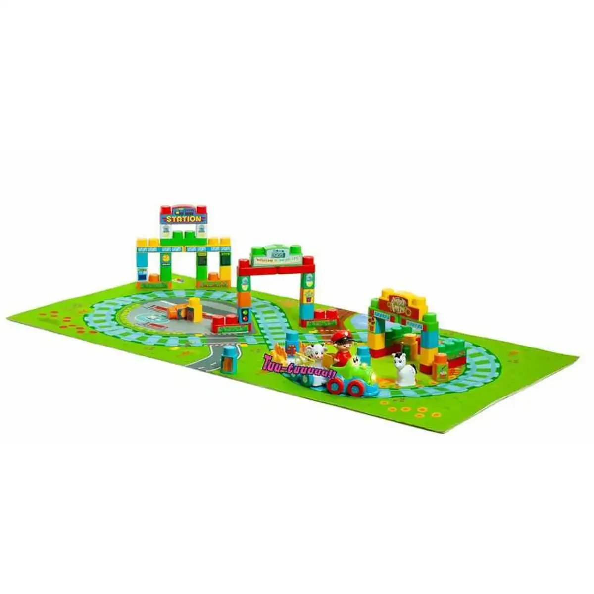 Train avec circuit molto 125 x 60 cm electronique tapisserie 50 pieces plastique_1636. DIAYTAR COTE D'IVOIRE - L'Art de Magasiner sans Frontières. Parcourez notre vaste sélection d'articles et trouvez tout ce dont vous avez besoin, du chic à l'authentique, du moderne au traditionnel.