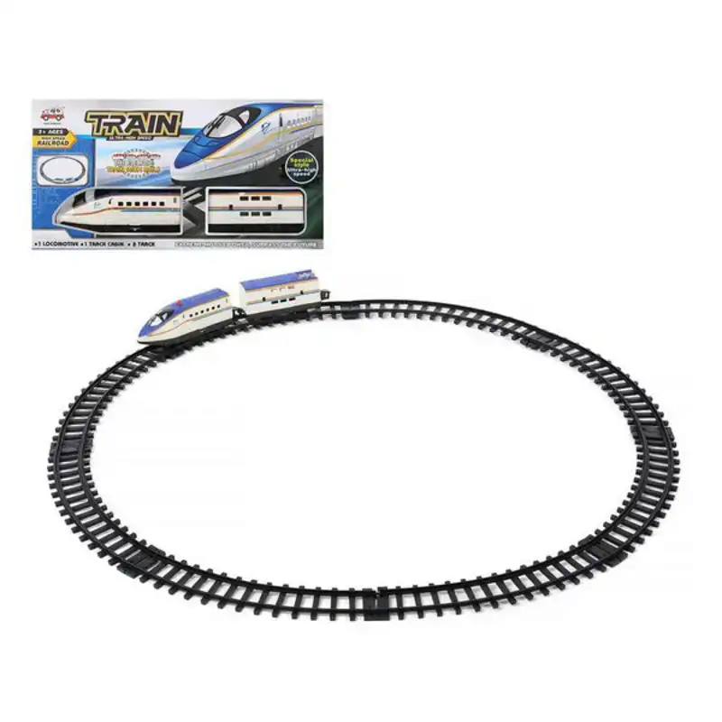 Train electrique ultra high speed 118255 bleu blanc_4141. DIAYTAR COTE D'IVOIRE - Là où Chaque Achat a du Sens. Explorez notre gamme et choisissez des produits qui racontent une histoire, votre histoire.