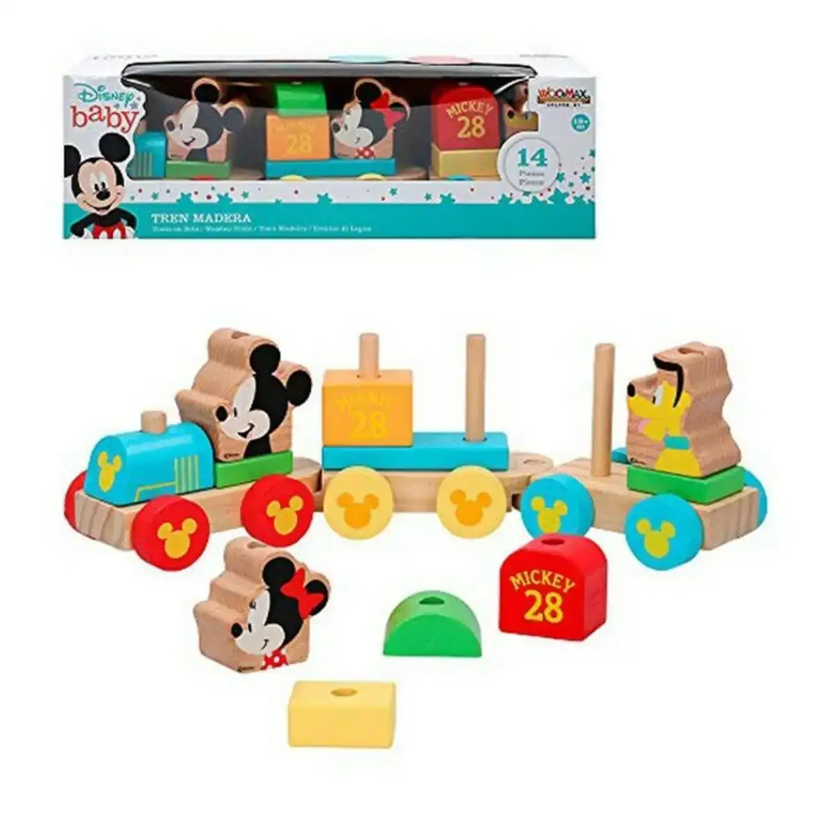 Train mickey minnie mickey mouse 48702 14 pcs 34 cm bois_5292. Plongez dans l'Expérience DIAYTAR COTE D'IVOIRE - Où Chaque Produit a une Histoire. Explorez notre boutique en ligne pour trouver des articles qui incarnent la passion et la créativité du Côte d'Ivoire.