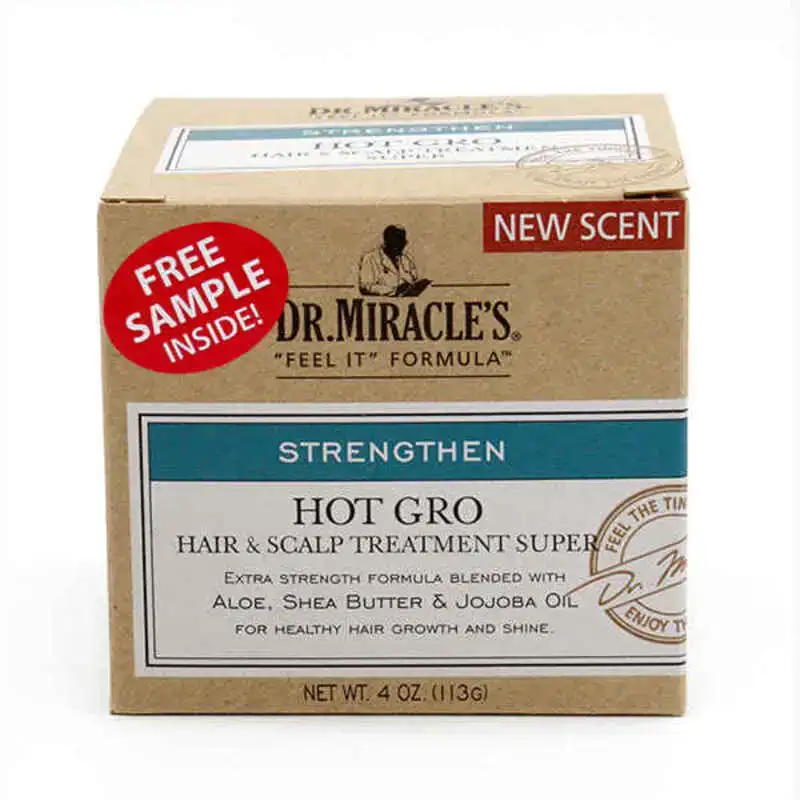 Traitement capillaire fortifiant dr miracle hot gro super soin rajeunissant brille 113 g _8630. DIAYTAR COTE D'IVOIRE - L'Art de Vivre avec Authenticité. Explorez notre gamme de produits artisanaux et découvrez des articles qui apportent une touche unique à votre vie.