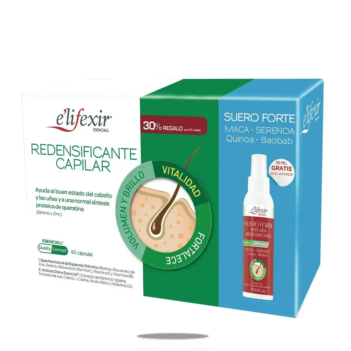 Traitement capillaire fortifiant elifexir 2 pieces_2492. DIAYTAR COTE D'IVOIRE - L'Art de Choisir, l'Art de S'émerveiller. Explorez notre gamme de produits et laissez-vous émerveiller par des créations authentiques et des designs modernes.