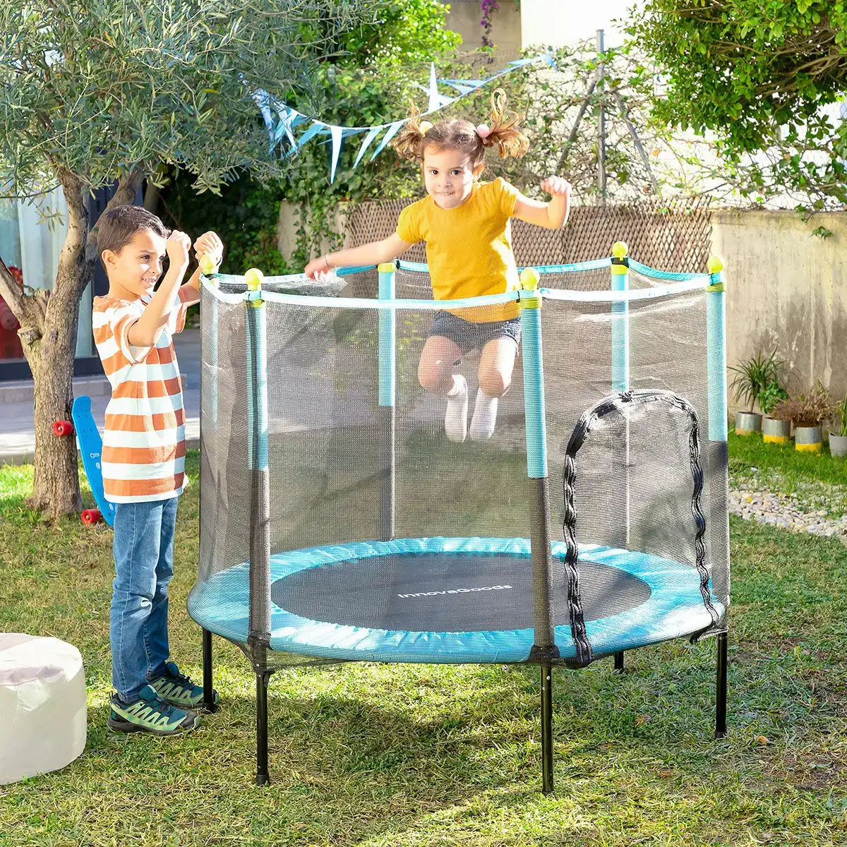 Trampoline pour enfants avec filet de securite kidine innovagoods_8927. DIAYTAR COTE D'IVOIRE - Où l'Élégance Rencontre l'Authenticité. Naviguez à travers notre boutique en ligne et choisissez des produits qui incarnent le style et la tradition du Côte d'Ivoire.