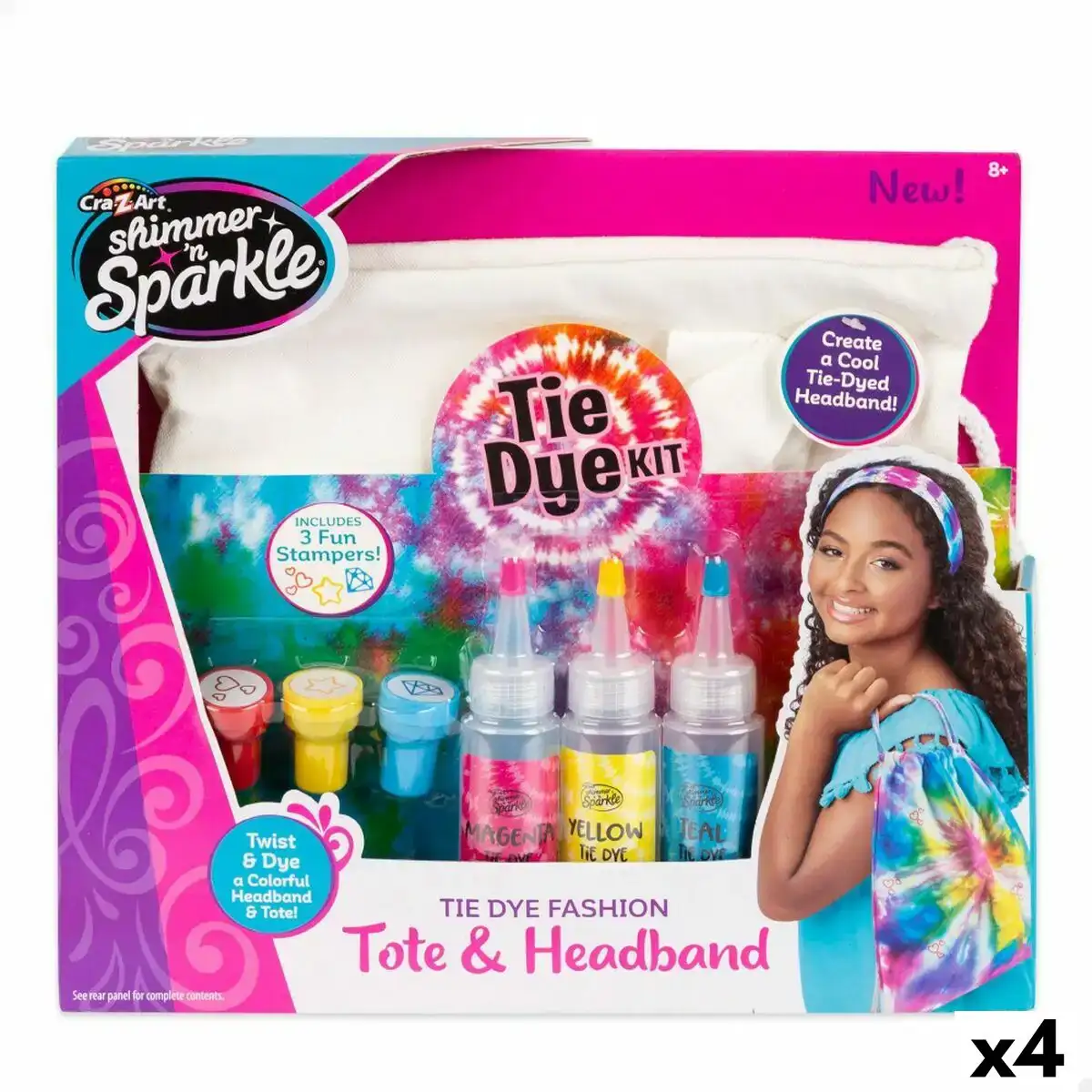Travaux manuel cra z art shimmer n sparkle set tie dye 4 unites_8862. DIAYTAR COTE D'IVOIRE - Votre Oasis de Shopping en Ligne. Explorez notre boutique et découvrez des produits qui ajoutent une touche de magie à votre quotidien.