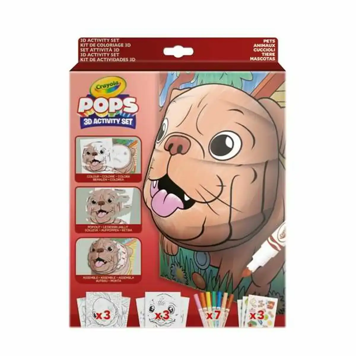 Travaux manuel crayola 3d color pops animaux de compagnie_5659. DIAYTAR COTE D'IVOIRE - Où Choisir Devient un Acte de Découverte. Découvrez notre gamme et choisissez des produits qui éveillent votre curiosité et élargissent vos horizons.